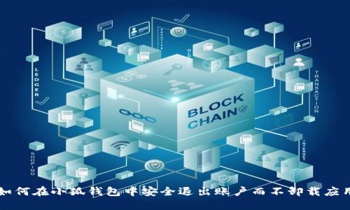 如何在小狐钱包中安全退出账户而不卸载应用