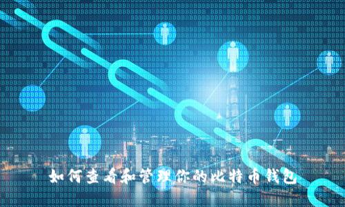 如何查看和管理你的比特币钱包